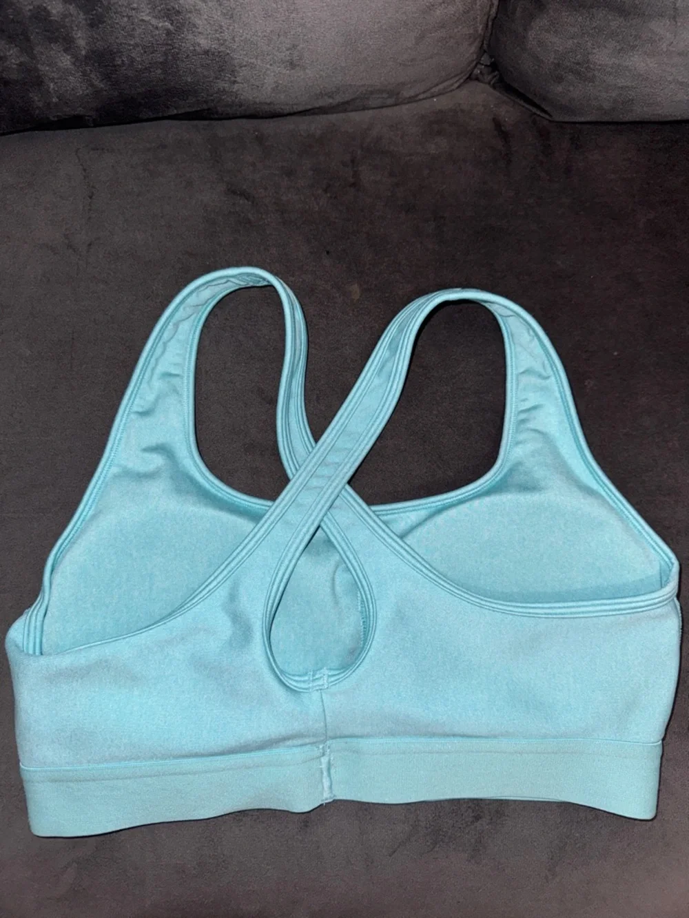 Under Armour Light Aqua Crossback Sports Bra - Picture 2 of 4
